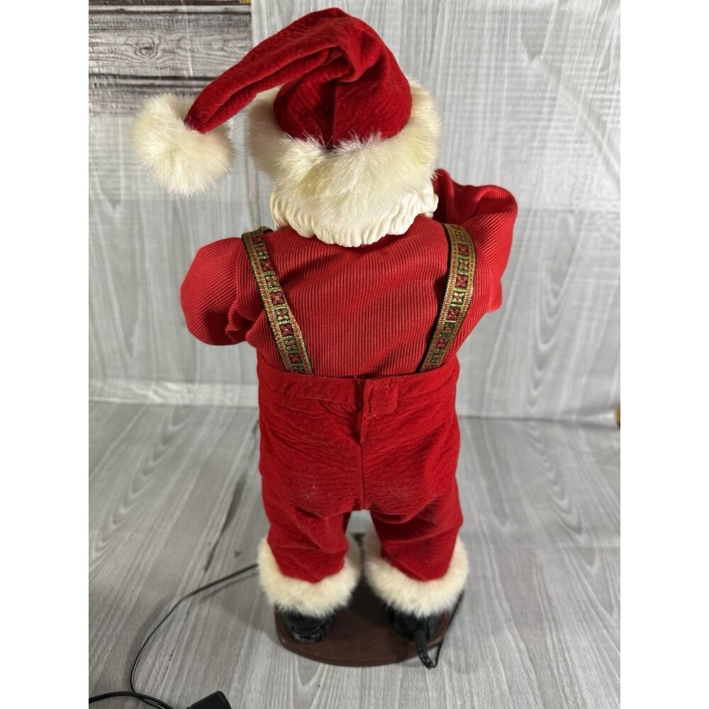 Jingle Bell Rock Santa 1998 16" Plays Music Dances Tested Excellent - Picture 3 of 6